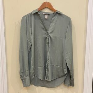 H&M Sage Green Women's Blouse